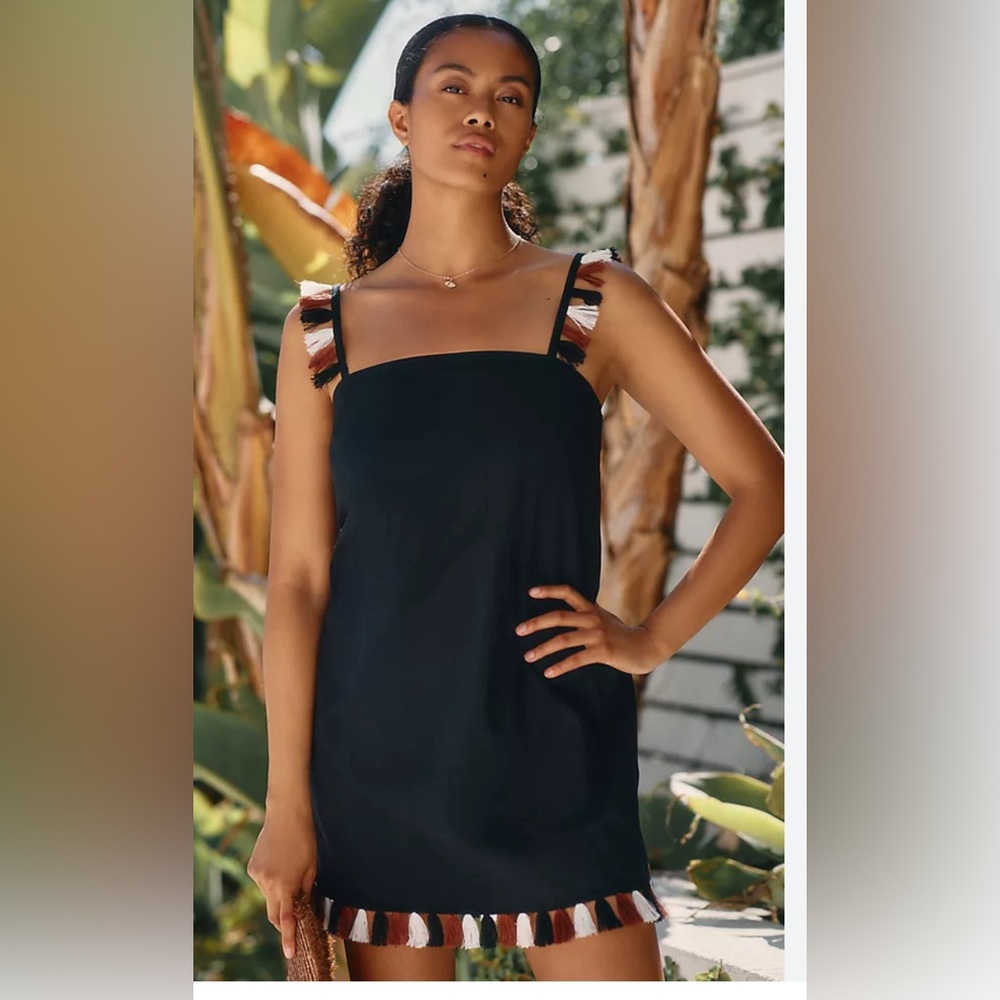 Anthropologie black tunic in size 3x